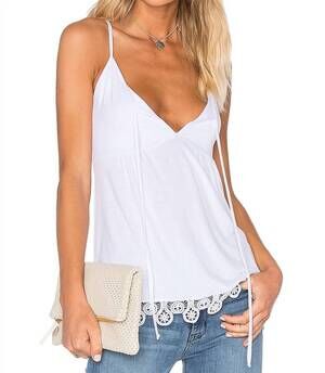 NEW VAVA bambi cami in white